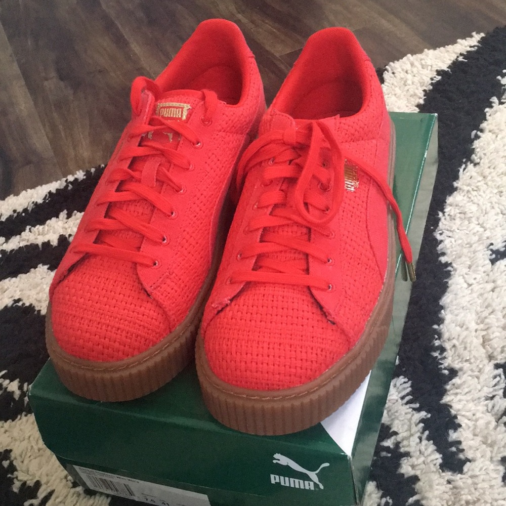 Puma Basket Platform Tennis Shoe